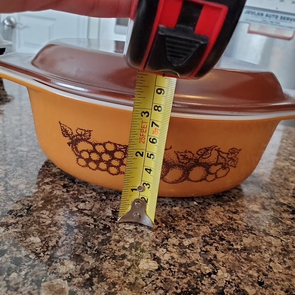 Vintage PYREX Old Orchard Baking Dish 1.5 … - Picture 6 of 7